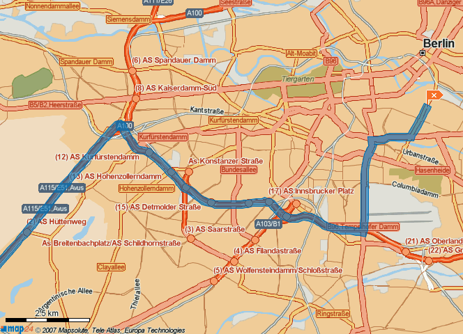 Routedetail kaart 1